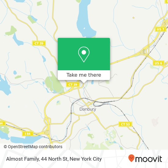 Mapa de Almost Family, 44 North St
