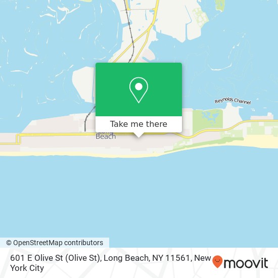601 E Olive St (Olive St), Long Beach, NY 11561 map