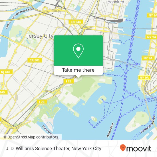 J. D. Williams Science Theater map