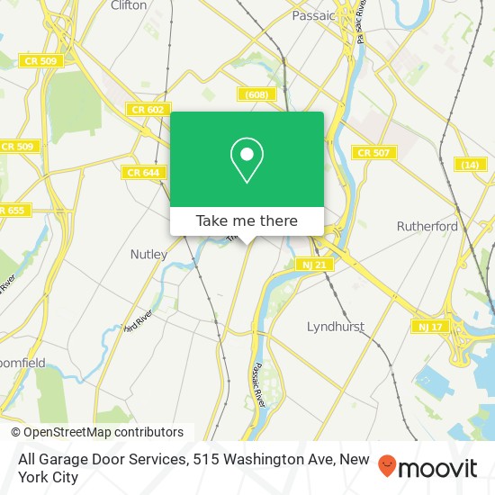 All Garage Door Services, 515 Washington Ave map