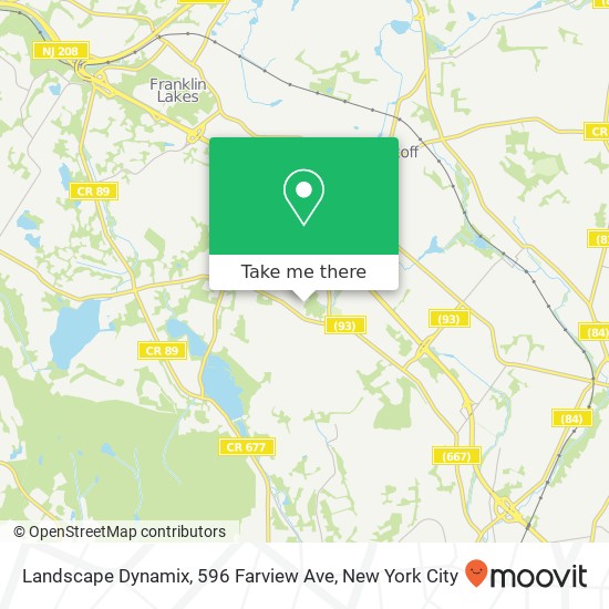 Mapa de Landscape Dynamix, 596 Farview Ave