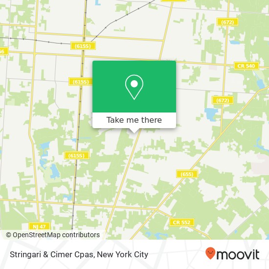 Mapa de Stringari & Cimer Cpas, 1051 Magnolia Rd
