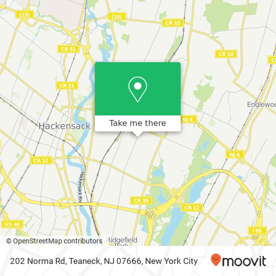 202 Norma Rd, Teaneck, NJ 07666 map