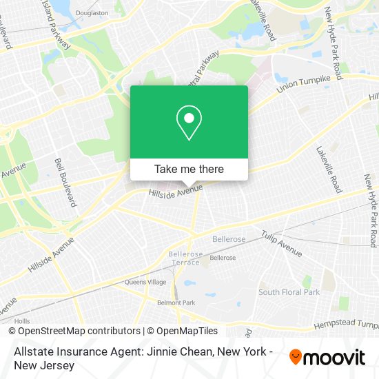 Allstate Insurance Agent: Jinnie Chean map