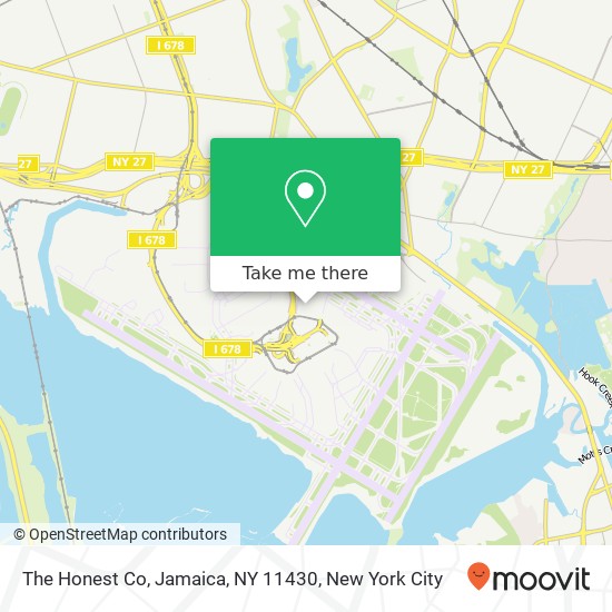 Mapa de The Honest Co, Jamaica, NY 11430