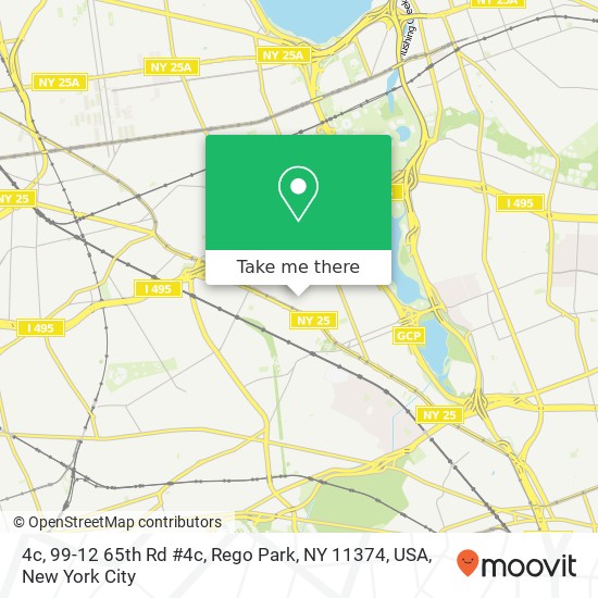 4c, 99-12 65th Rd #4c, Rego Park, NY 11374, USA map