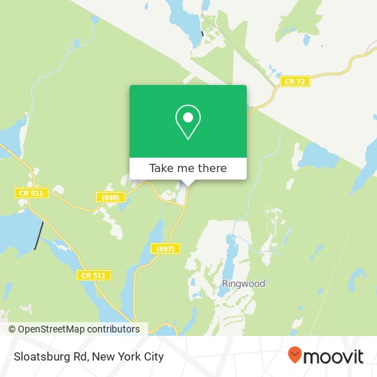 Mapa de Sloatsburg Rd, Ringwood (SKYLINE LAKES), NJ 07456