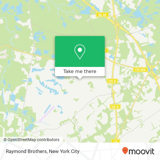 Raymond Brothers map