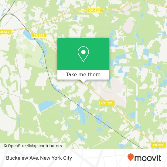 Mapa de Buckelew Ave, Monroe Twp, NJ 08831