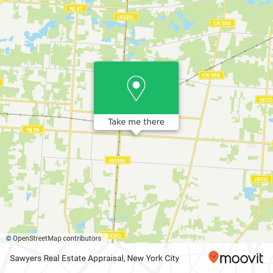 Mapa de Sawyers Real Estate Appraisal