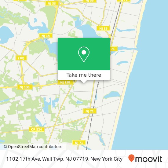 1102 17th Ave, Wall Twp, NJ 07719 map