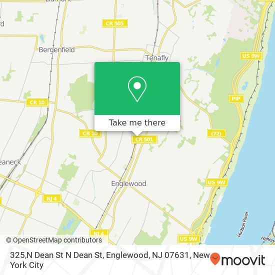 325,N Dean St N Dean St, Englewood, NJ 07631 map