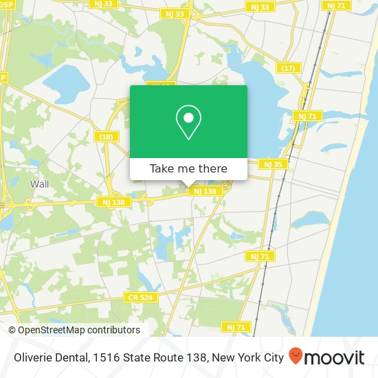 Oliverie Dental, 1516 State Route 138 map