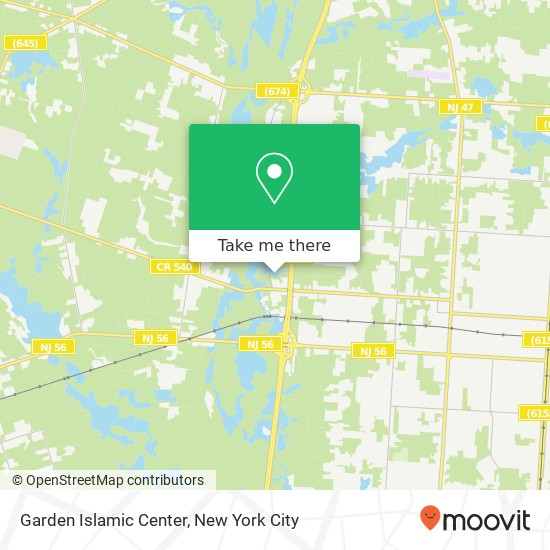 Garden Islamic Center, 633 Maurice River Pkwy map