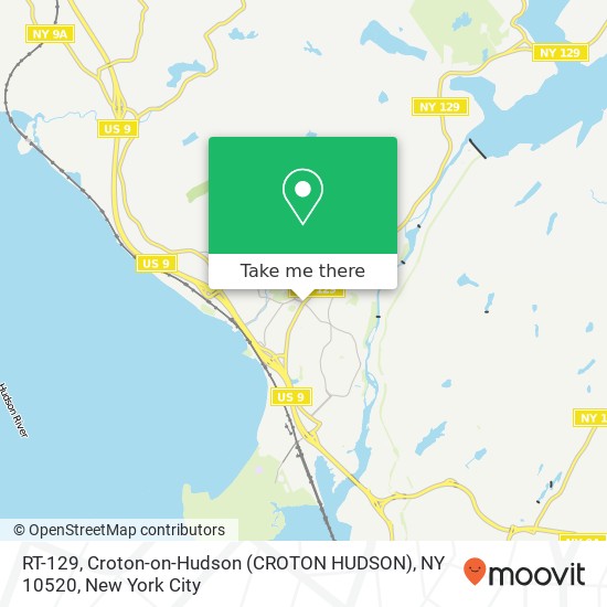 RT-129, Croton-on-Hudson (CROTON HUDSON), NY 10520 map