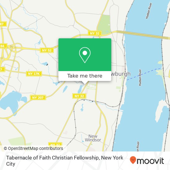 Tabernacle of Faith Christian Fellowship, 88 Lake St map