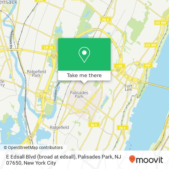 E Edsall Blvd (broad at edsall), Palisades Park, NJ 07650 map