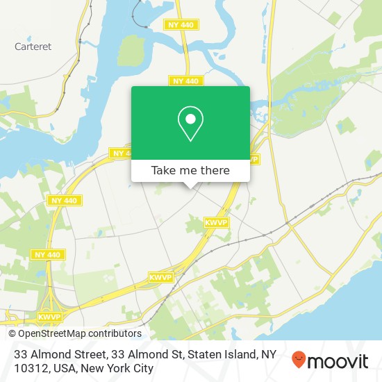 33 Almond Street, 33 Almond St, Staten Island, NY 10312, USA map