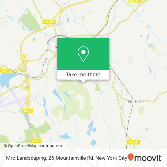 Mapa de Mro Landscaping, 26 Mountainville Rd