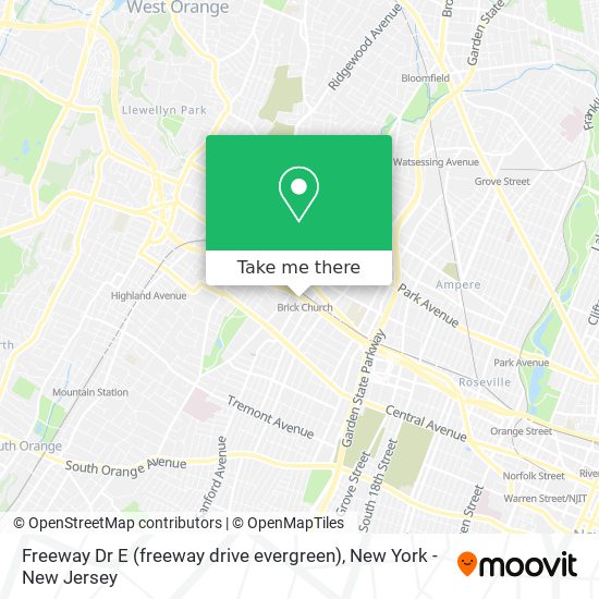 Mapa de Freeway Dr E (freeway drive evergreen)