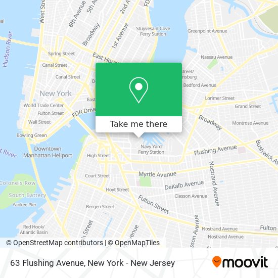 Mapa de 63 Flushing Avenue