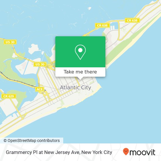 Mapa de Grammercy Pl at New Jersey Ave