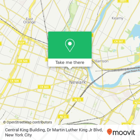 Central King Building, Dr Martin Luther King Jr Blvd map