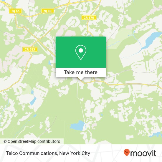 Telco Communications, 1248 Sussex Tpke map