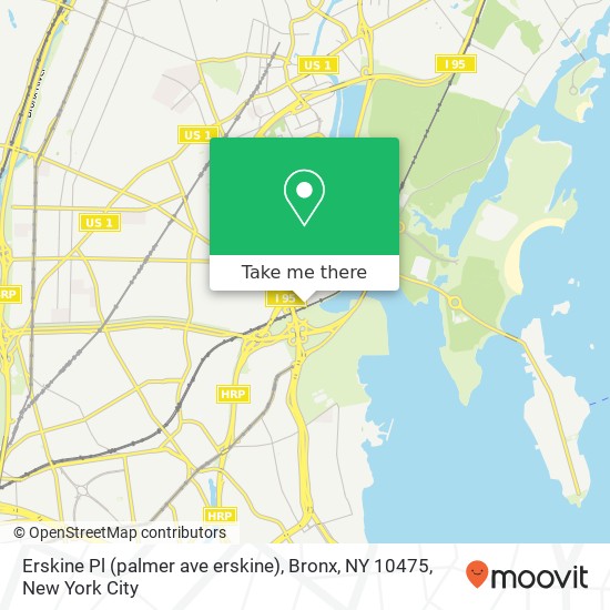 Erskine Pl (palmer ave erskine), Bronx, NY 10475 map