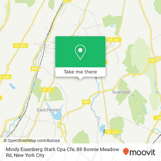 Mapa de Mindy Eisenberg Stark Cpa Cfe, 88 Bonnie Meadow Rd