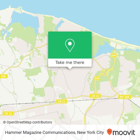 Hammer Magazine Communications map