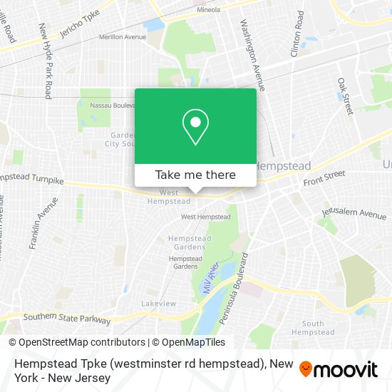 Hempstead Tpke (westminster rd hempstead) map