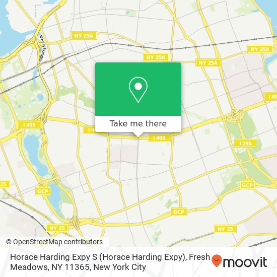 Mapa de Horace Harding Expy S (Horace Harding Expy), Fresh Meadows, NY 11365