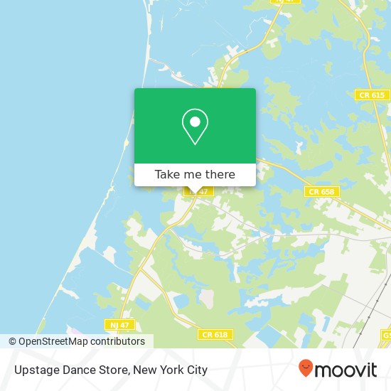 Mapa de Upstage Dance Store, 79 Route 47 S