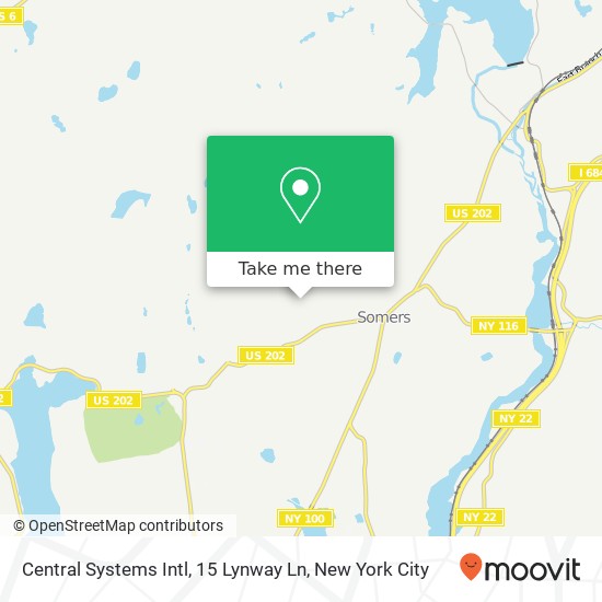 Mapa de Central Systems Intl, 15 Lynway Ln