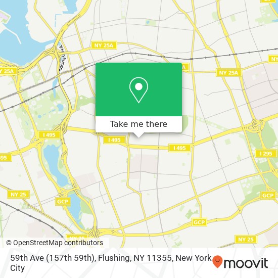 59th Ave (157th 59th), Flushing, NY 11355 map