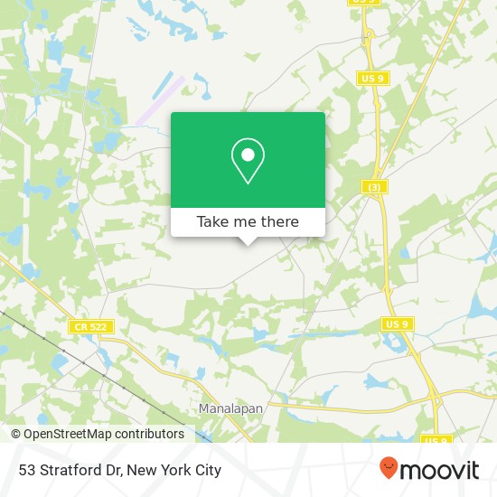 53 Stratford Dr, Manalapan Twp, NJ 07726 map