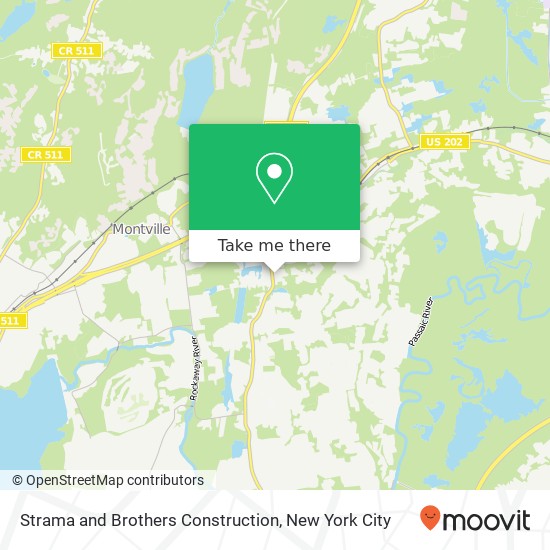 Strama and Brothers Construction map