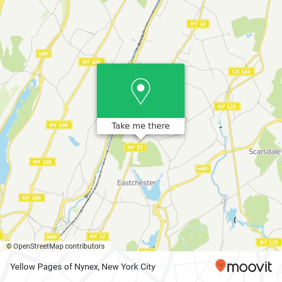 Yellow Pages of Nynex map