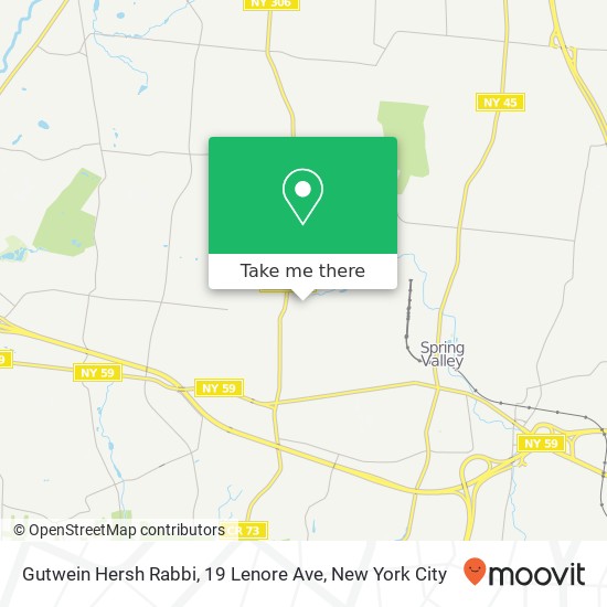 Mapa de Gutwein Hersh Rabbi, 19 Lenore Ave