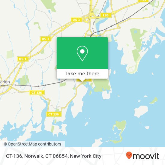 CT-136, Norwalk, CT 06854 map