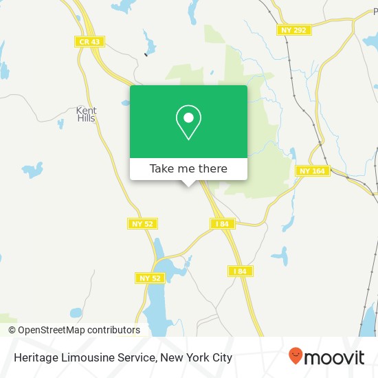 Heritage Limousine Service map