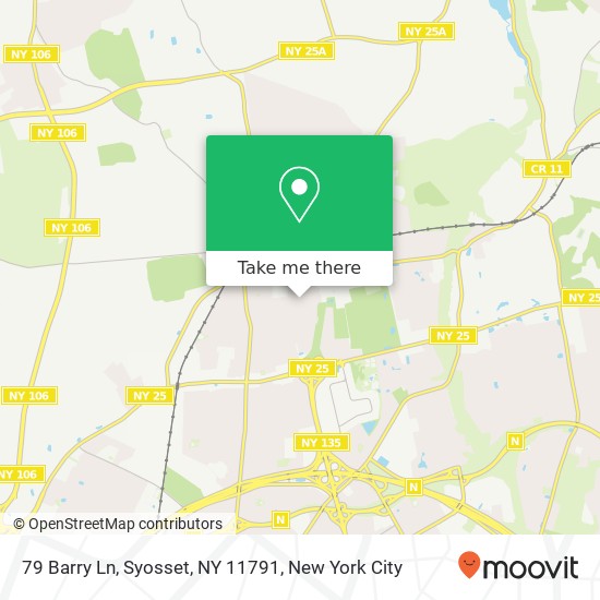 79 Barry Ln, Syosset, NY 11791 map