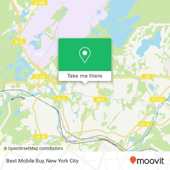 Mapa de Best Mobile Buy, Rockaway, NJ 07866