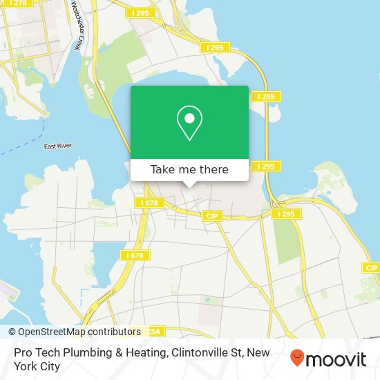 Mapa de Pro Tech Plumbing & Heating, Clintonville St