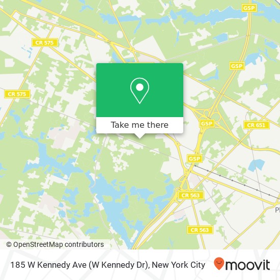 185 W Kennedy Ave (W Kennedy Dr), Egg Harbor Twp, NJ 08234 map