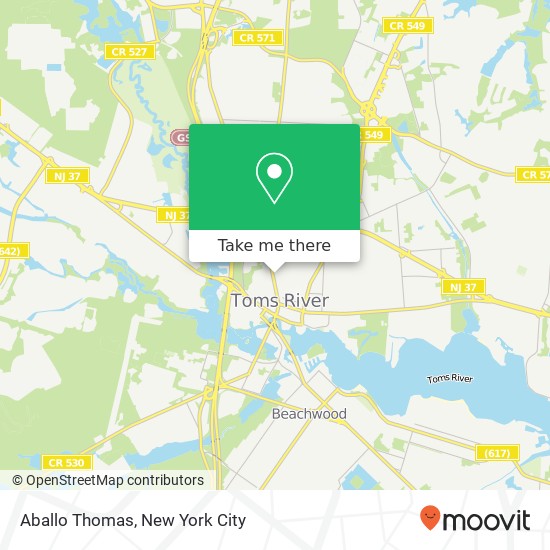 Mapa de Aballo Thomas, 505 Main St