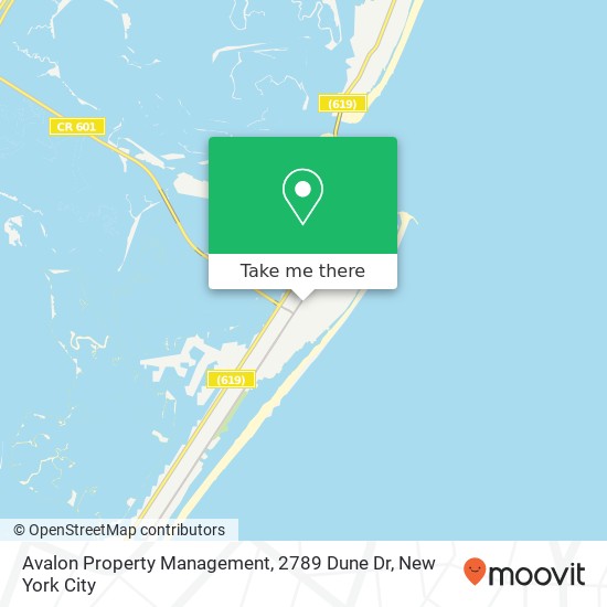 Avalon Property Management, 2789 Dune Dr map