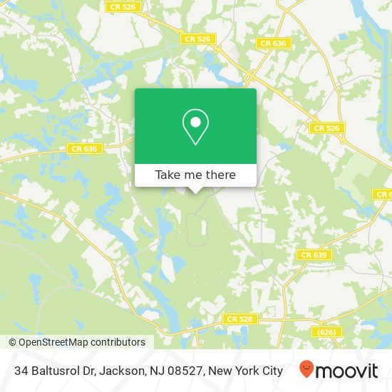34 Baltusrol Dr, Jackson, NJ 08527 map