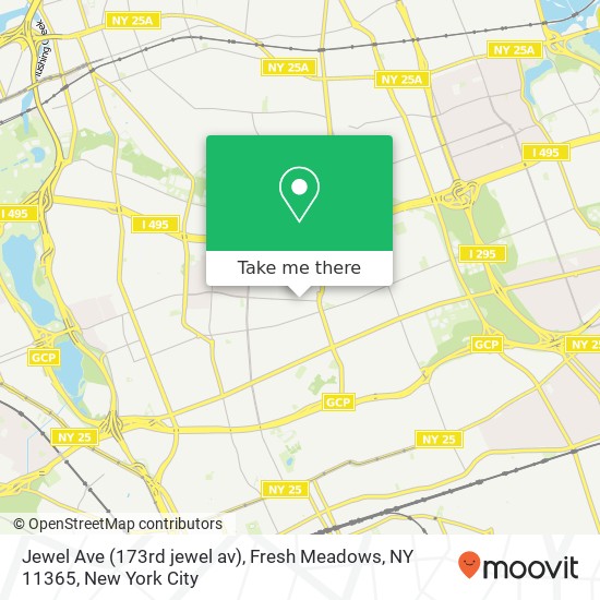 Jewel Ave (173rd jewel av), Fresh Meadows, NY 11365 map